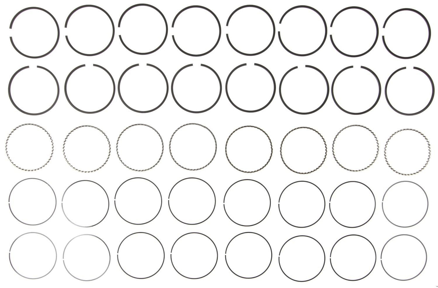 Mahle Rings GMC Pass 350 5.7L Eng 86-89 GMC Trk 350 5.7L Eng 89-94 Plain Ring Set 51476CP