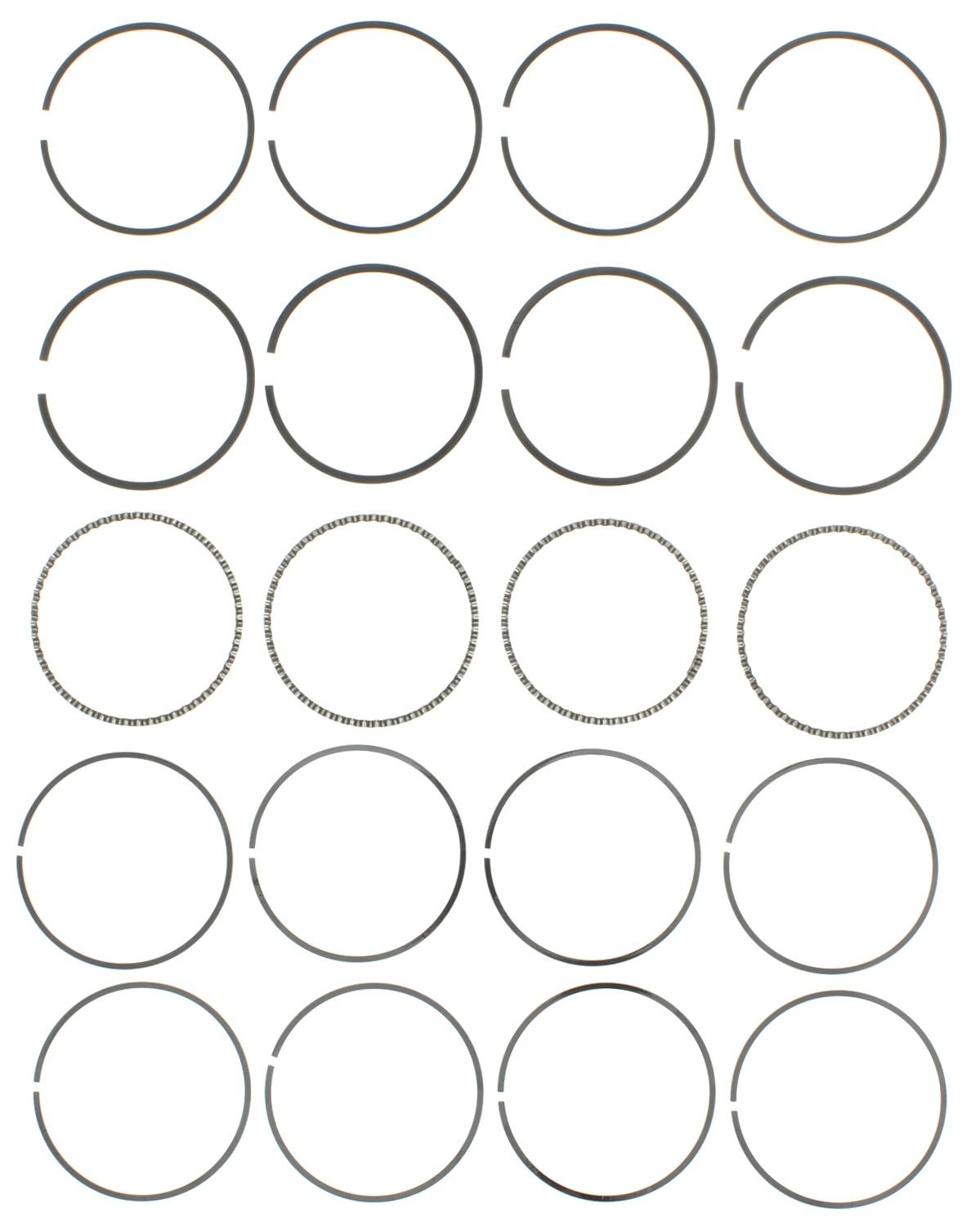Mahle Rings Toyota 1456cc 3E Eng 87-92 Plain Ring Set 51481CP
