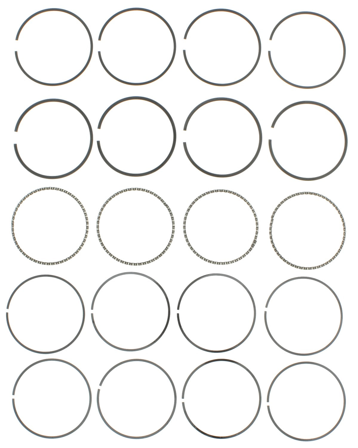 Mahle Rings Toyota 1456cc 3E Eng 87-92 Plain Ring Set 51481CP