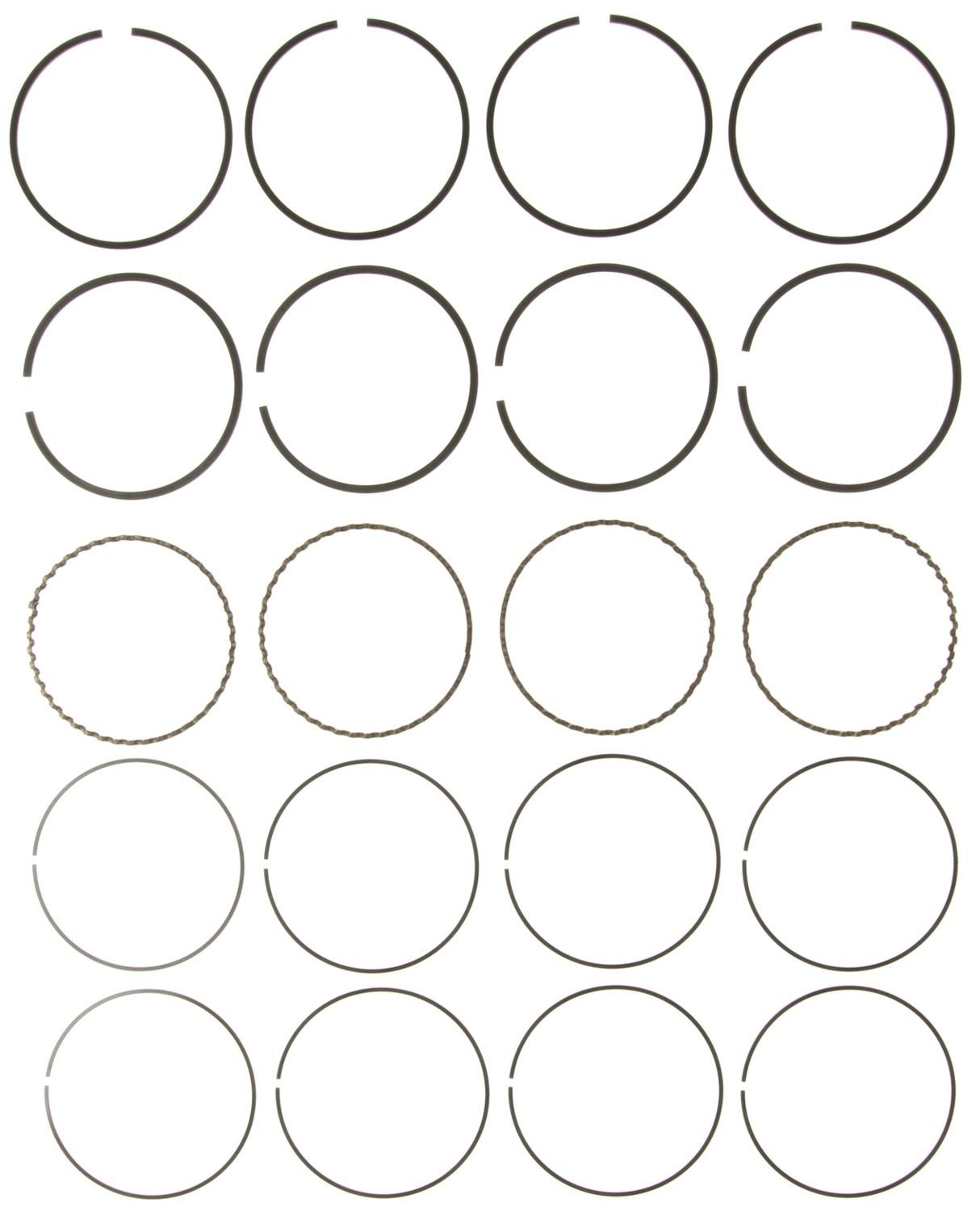 Mahle Rings Toyota 2367cc 22R22R-EC22R-TEC Engs 85-93 Plain Ring Set 51489CP