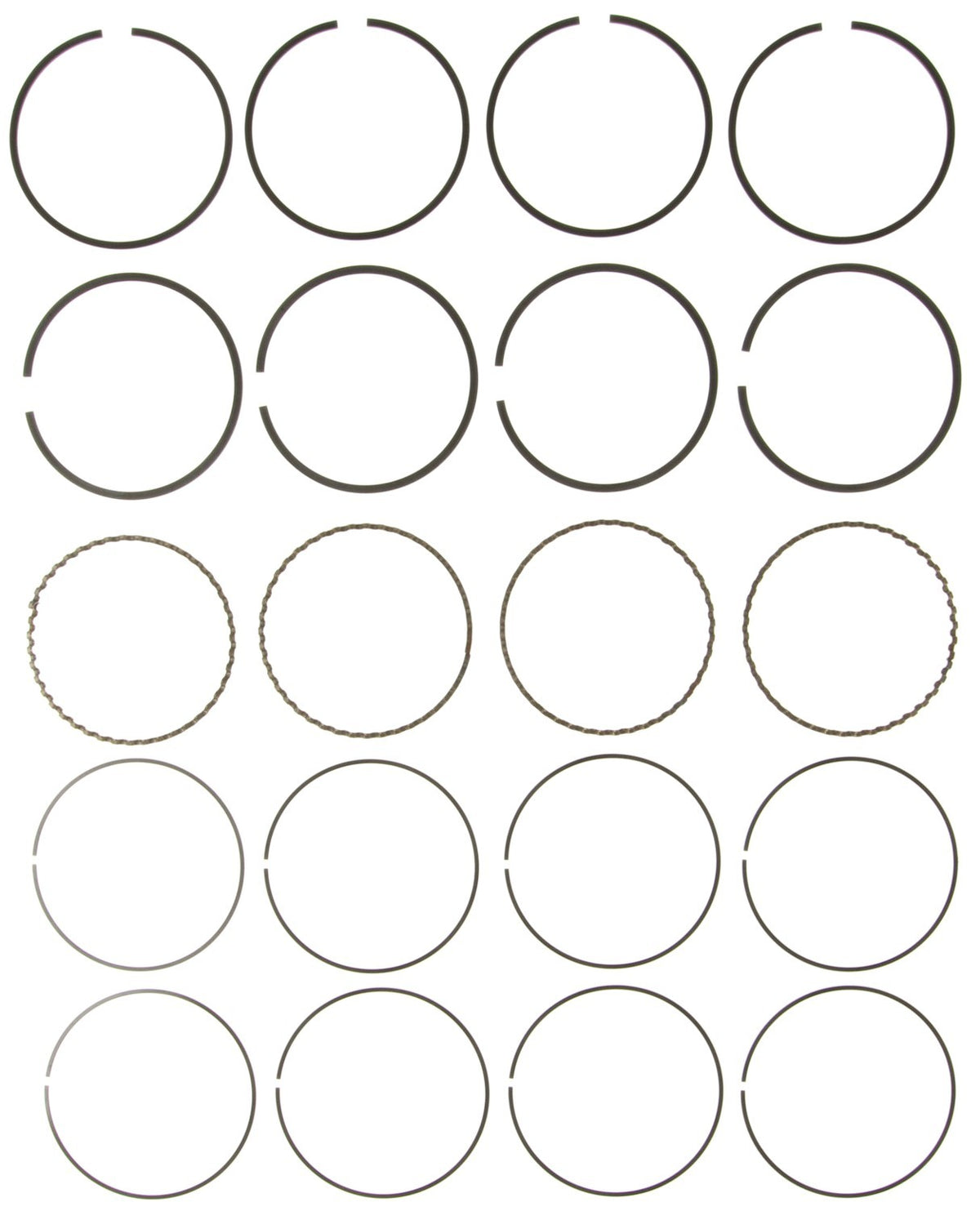 Mahle Rings Toyota 2367cc 22R22R-EC22R-TEC Engs 85-93 Plain Ring Set 51489CP