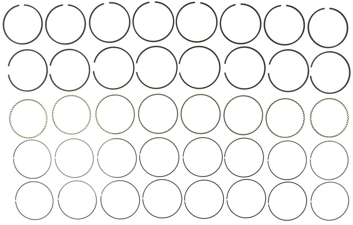 Mahle Rings Ford 302 5.0L Eng 86-94 Plain Ring Set 51497CP.040