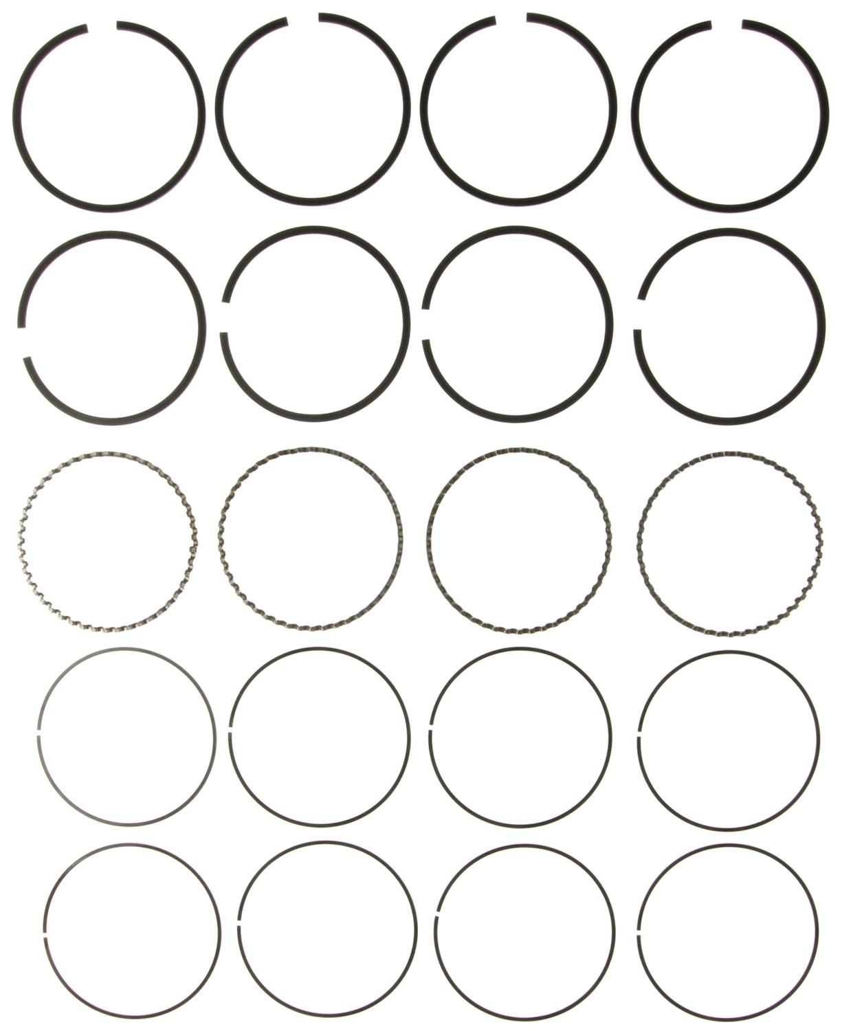 Mahle Rings AMC GMC Pass Jeep 151 2.5L Eng 80-81 Plain Ring Set 51510CP.030