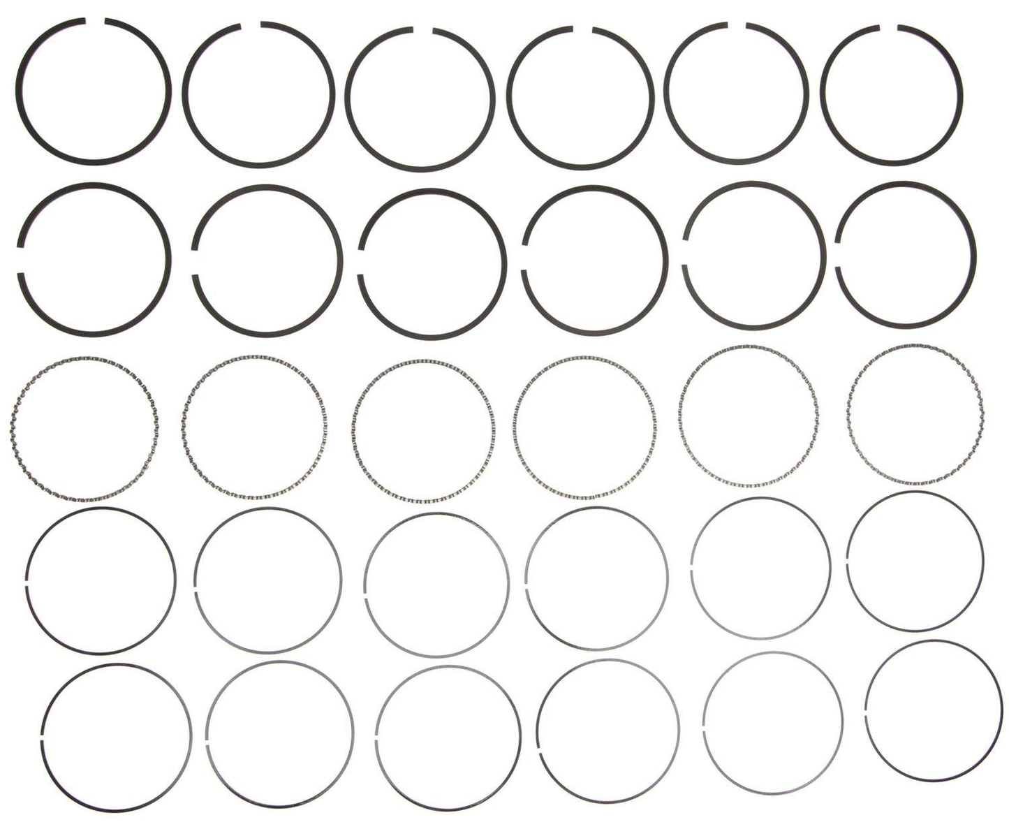 Mahle Rings Ford Trk 177 2.9L Eng 86-92 Plain Ring Set 51514CP