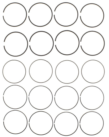 Mahle Rings Ford Pass 116 1.9L Eng 87-94 Plain Ring Set 51554CP