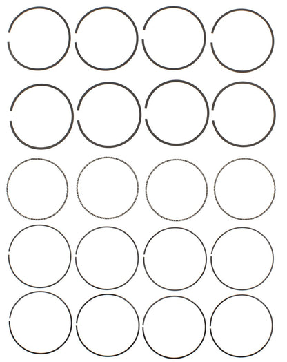 Mahle Rings Ford Pass 116 1.9L Eng 87-94 Plain Ring Set 51554CP