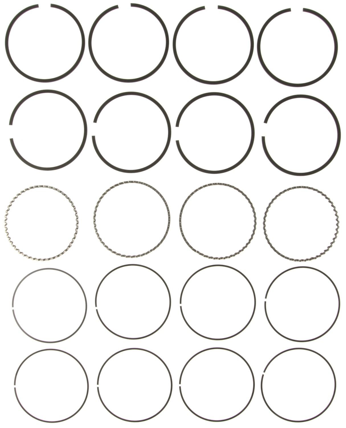 Mahle Rings AMC 151 2.5L Eng 82-83 Jeep 151 2.5L Eng 82-83 GMC Plain Ring Set 51559CP