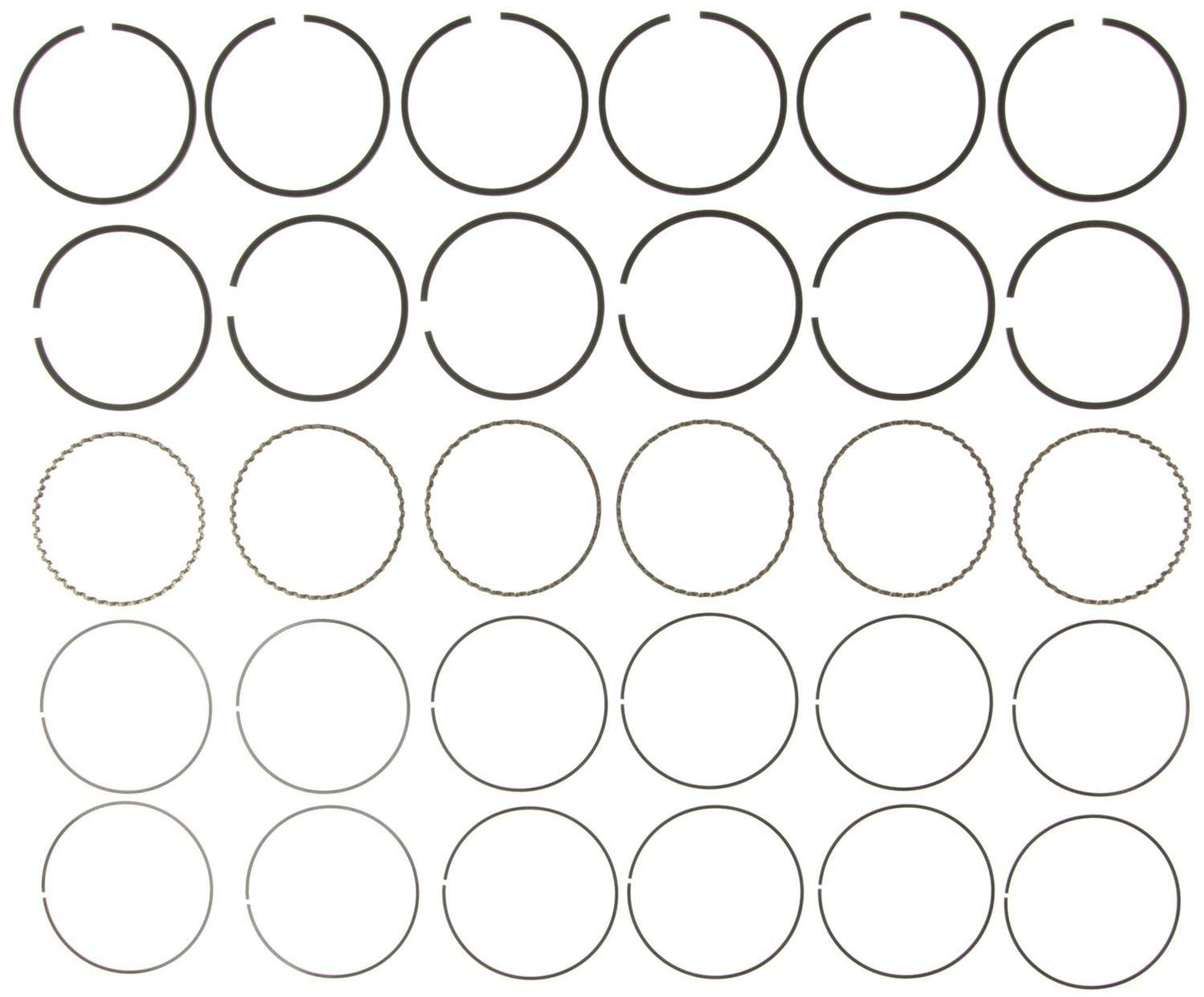 Mahle Rings GM Pass 207 3.4L Eng 91-94 Plain Ring Set 51615CP