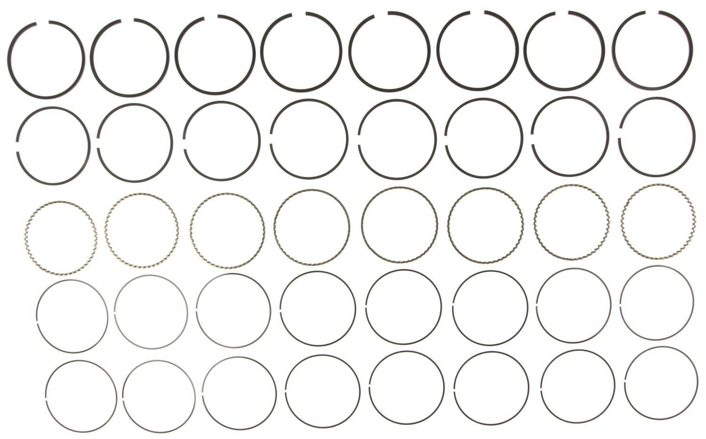 Mahle Rings GMC Pass 350 5.7L Eng 1990-94 Plain Ring Set 51616CP.060