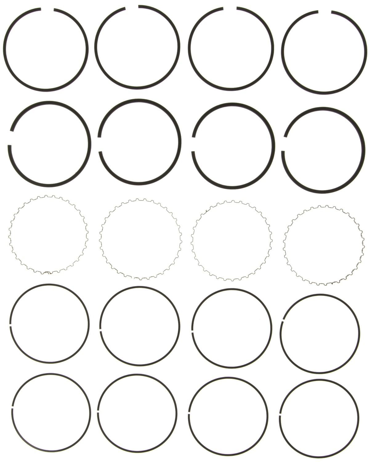 Mahle Rings Nissan 2389cc KA24E/KA24D Engs 89-93 Plain Ring Set 51622CP