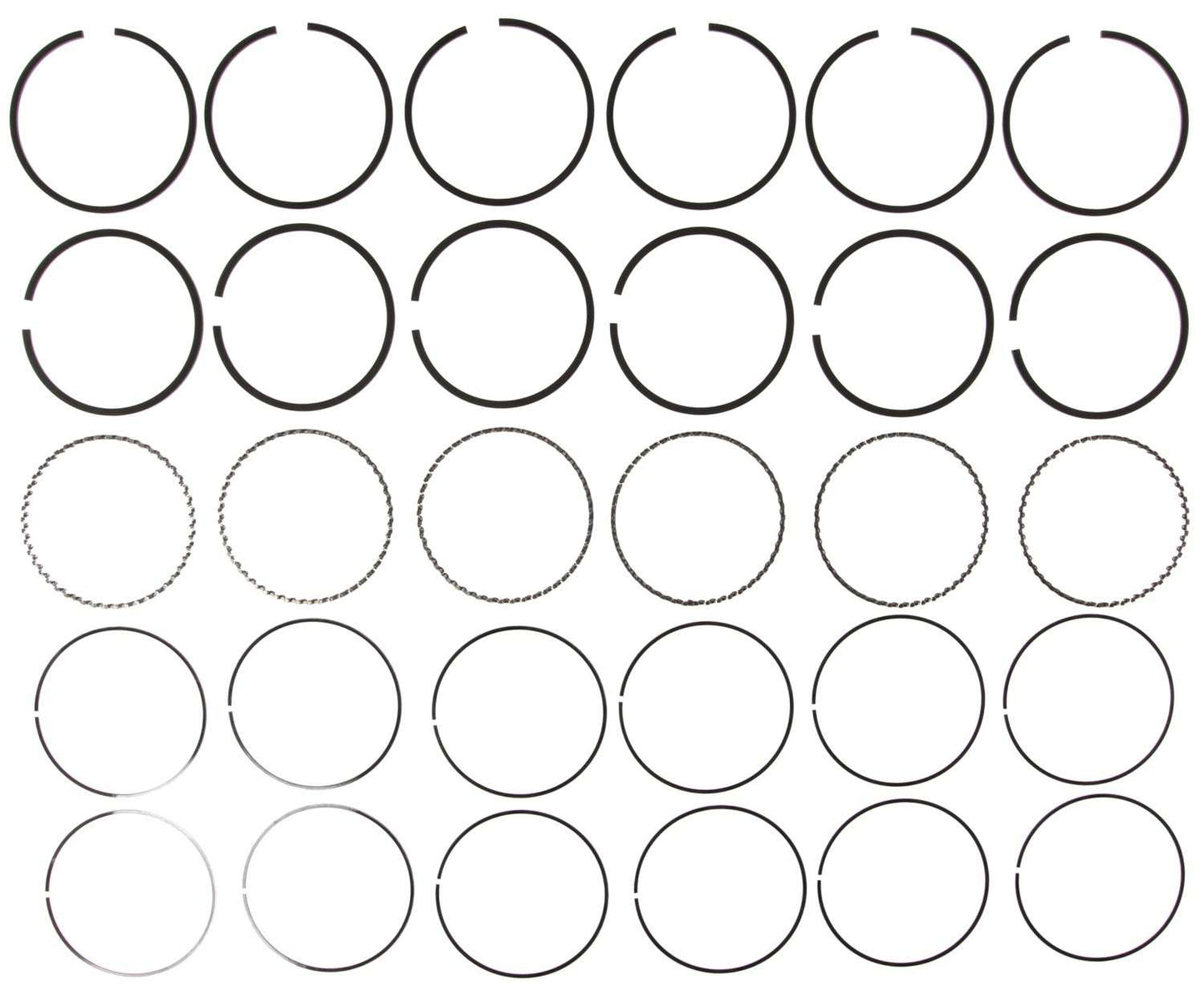 Mahle Rings Dodge Trk 238 3.9L Eng 1992-93 Plain Ring Set 51708