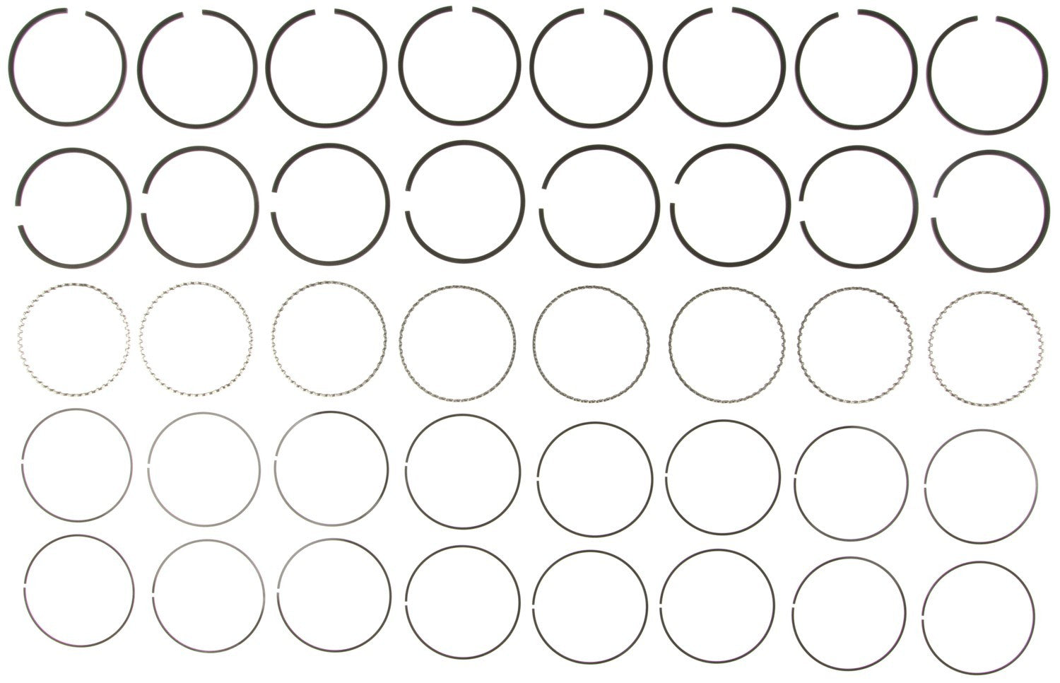 Mahle Rings Dodge Trk 318 5.2L Eng 1992-95 Jeep 318 5.2L Eng 1993-96 Plain Ring Set 51709CP