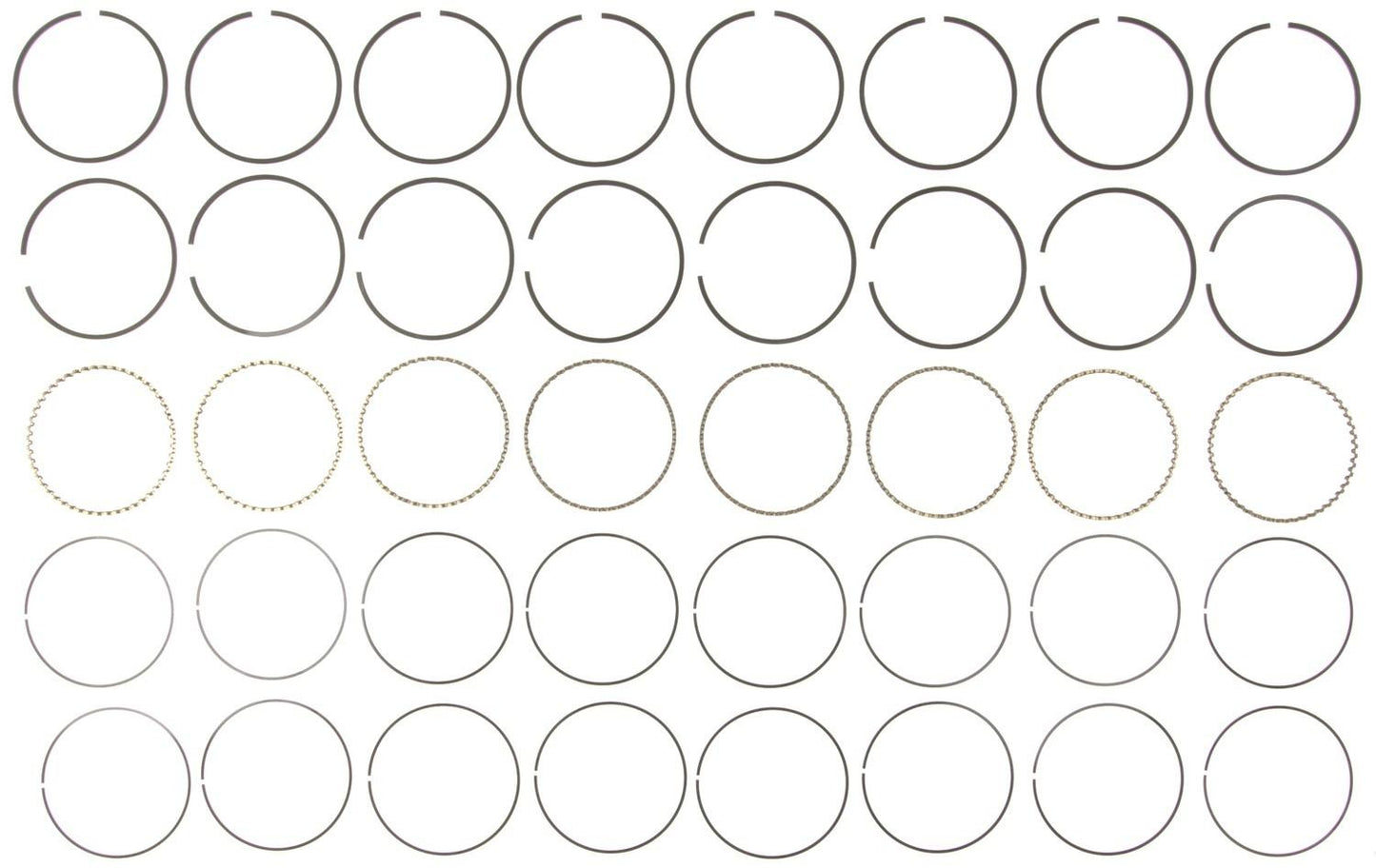 Mahle Rings Dodge Trk 360 5.9L V-8 Eng 1994 Plain Ring Set 51716