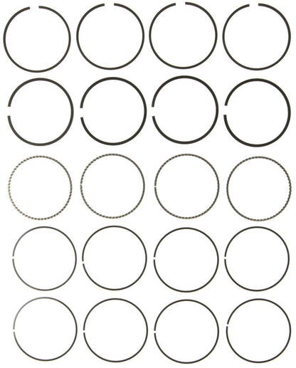 Mahle Rings Ford 1989CC 2.0L ZETEC DOHC 16 Valve 1995-97 Plain Ring Set 51724CP
