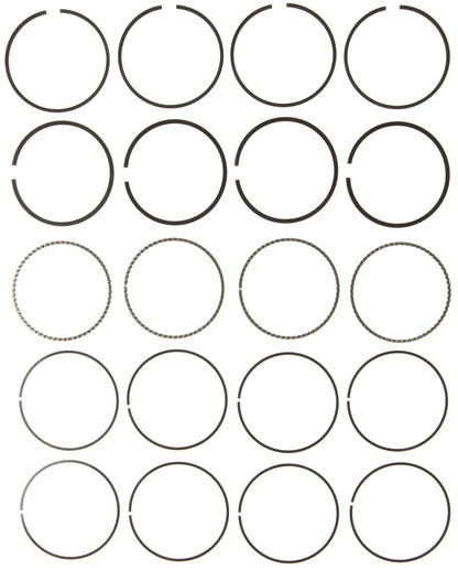 Mahle Rings Ford 1989CC 2.0L ZETEC DOHC 16 Valve 1995-97 Plain Ring Set 51724CP
