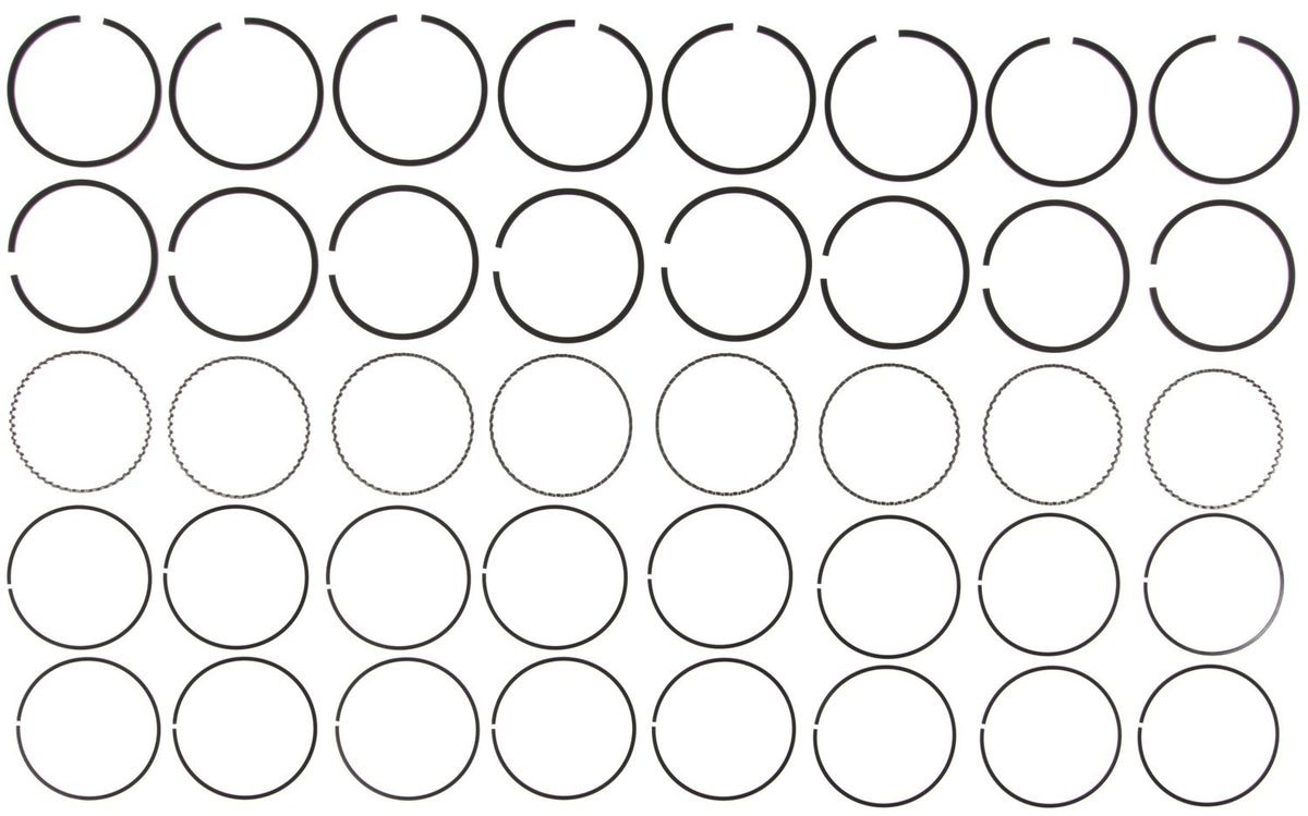 Mahle Rings Ford Trk 429 7.0L 460 7.5L 1992-95 Shallow Oil Groove Plain Ring Set 51751CP