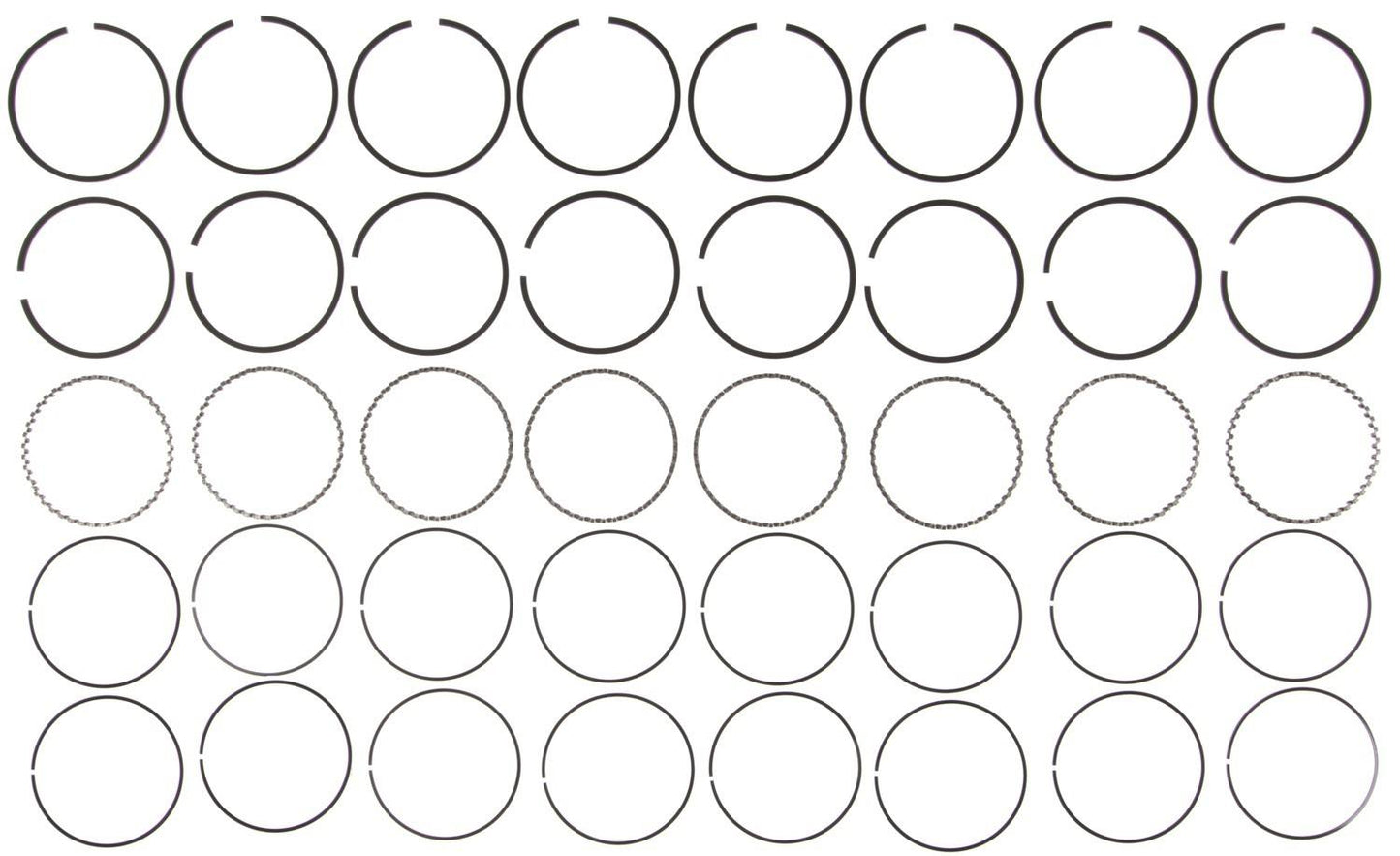 Mahle Rings GMC/Chevy Trk 305 5.0L 1993-98 Shallow oil ring groove Plain Ring Set 51752CP