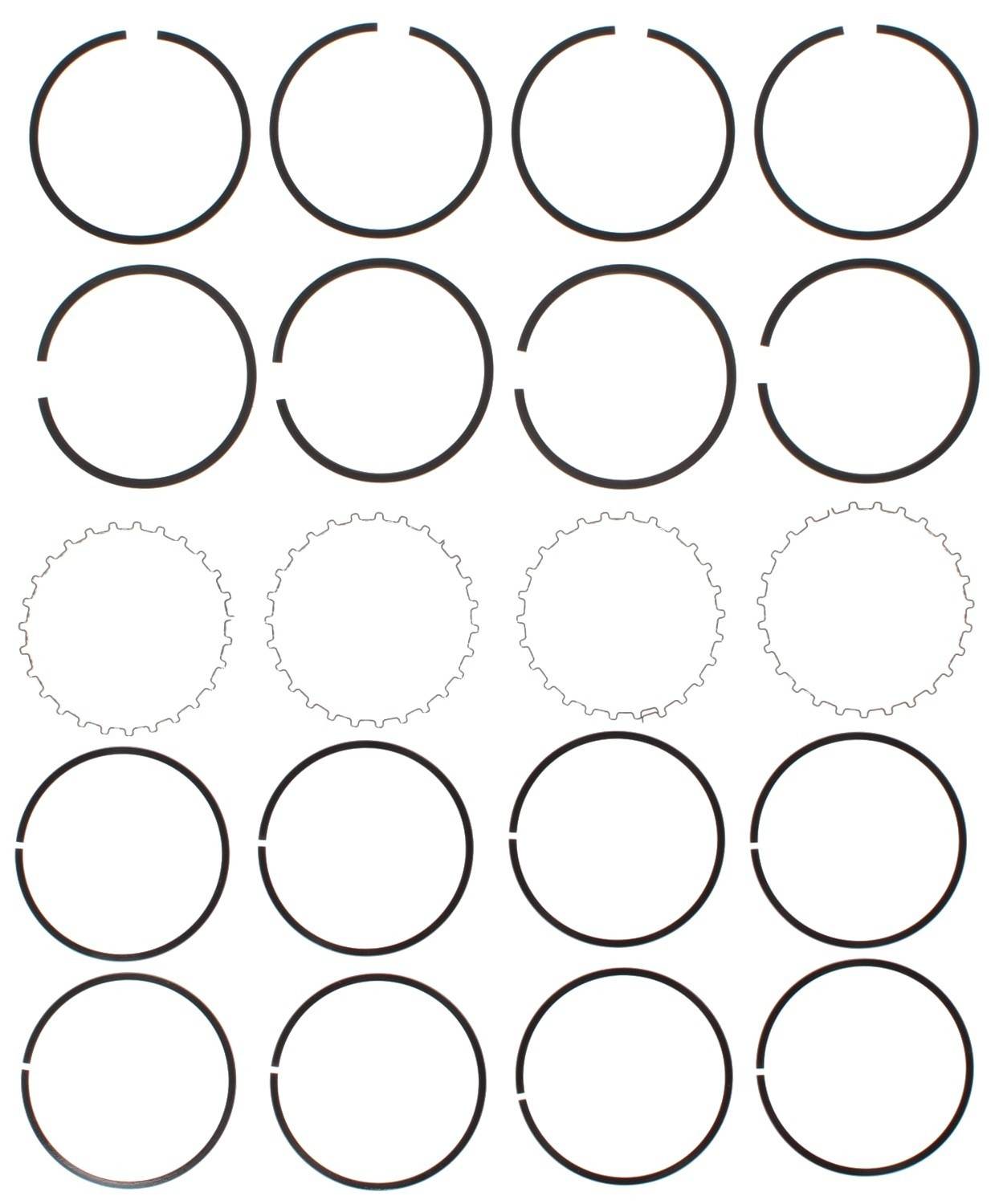 Mahle Rings NISSAN MOT/ENG 1.8L J-18 DATSUN 3.1693in 80.50mm DIAM. 4 CYL .059 .078 Moly Ring Set 51762.040