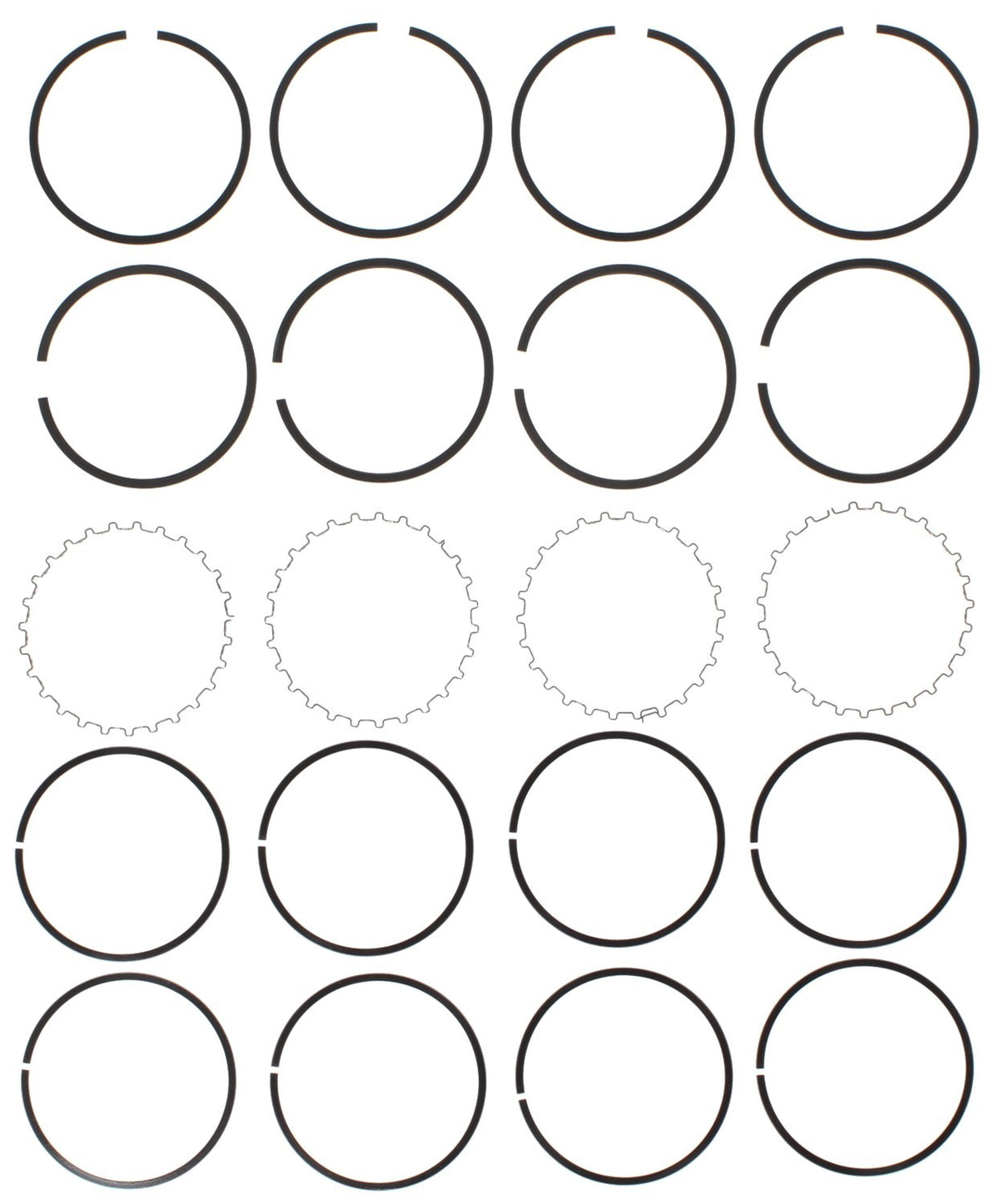 Mahle Rings NISSAN MOT/ENG 1.8L J-18 DATSUN 3.1693in 80.50mm DIAM. 4 CYL .059 .078 Moly Ring Set 51762