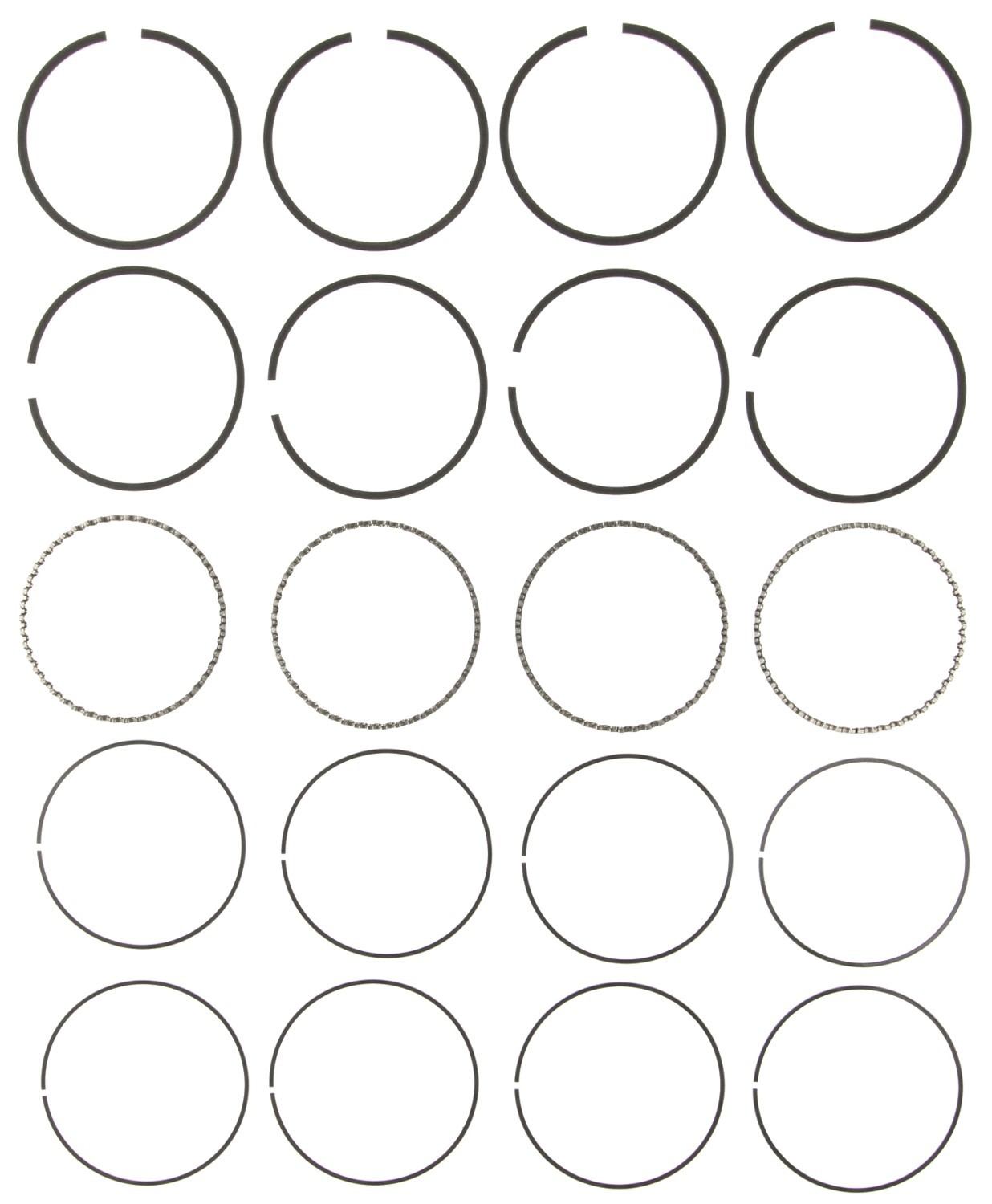 Mahle Rings Dodge Trk Jeep 150 2.5L 1996-02 Plain Ring Set 51869CP