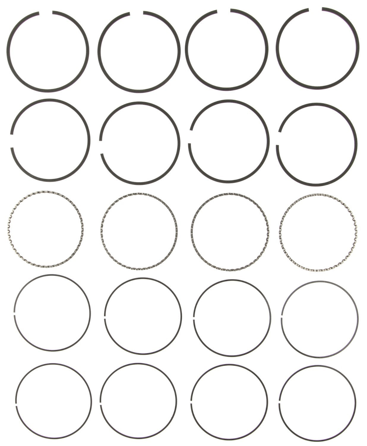 Mahle Rings Dodge Trk Jeep 150 2.5L 1996-02 Plain Ring Set 51869CP