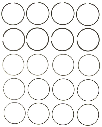 Mahle Rings Ford 122 2.0L SOHC 1997-99 Plain Ring Set 51874CP