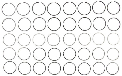 Mahle Rings Dearborn Marine Ford 272 Eng 55-57 Ford Ind Ford Trk 256/272 Engs Plain Ring Set 5353
