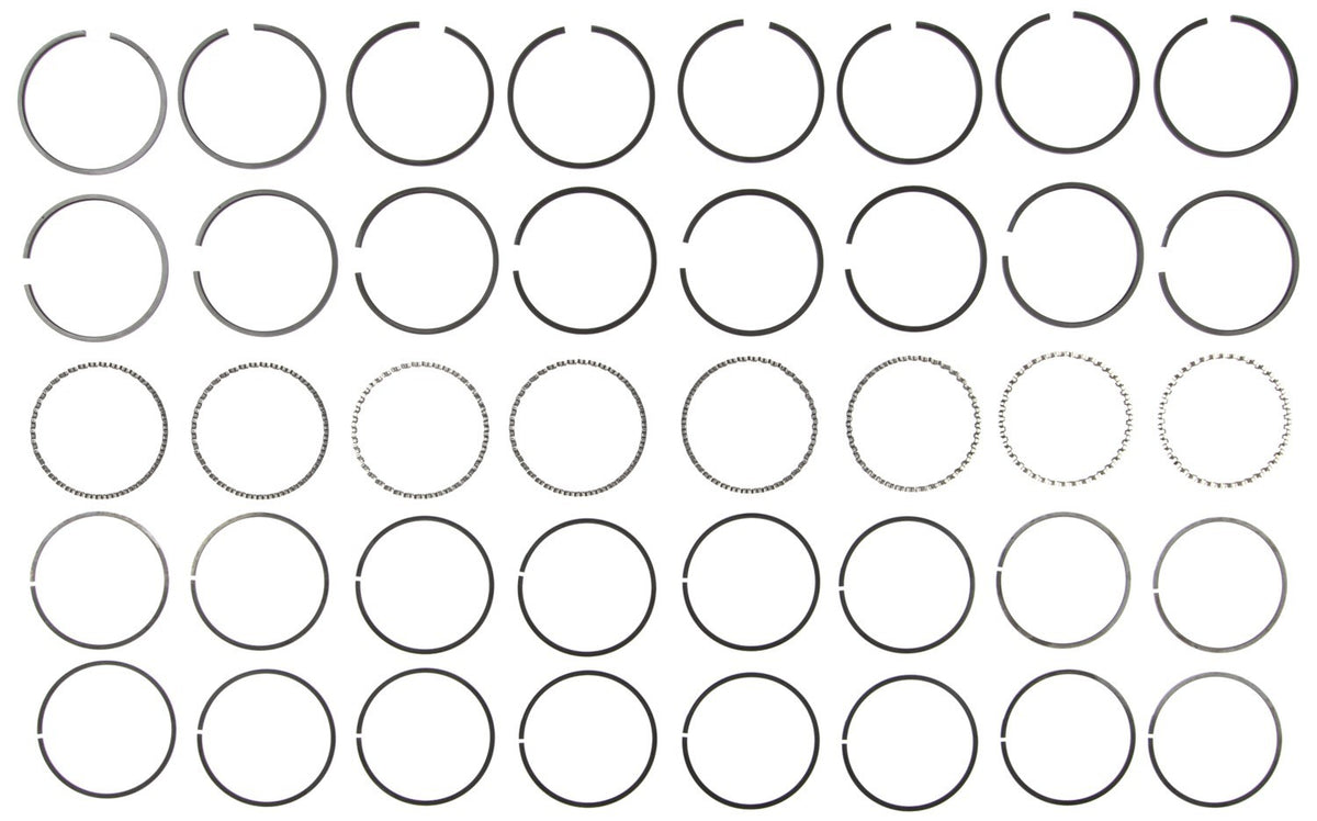 Mahle Rings Dearborn Marine Ford 272 Eng 55-57 Ford Ind Ford Trk 256/272 Engs Plain Ring Set 5353