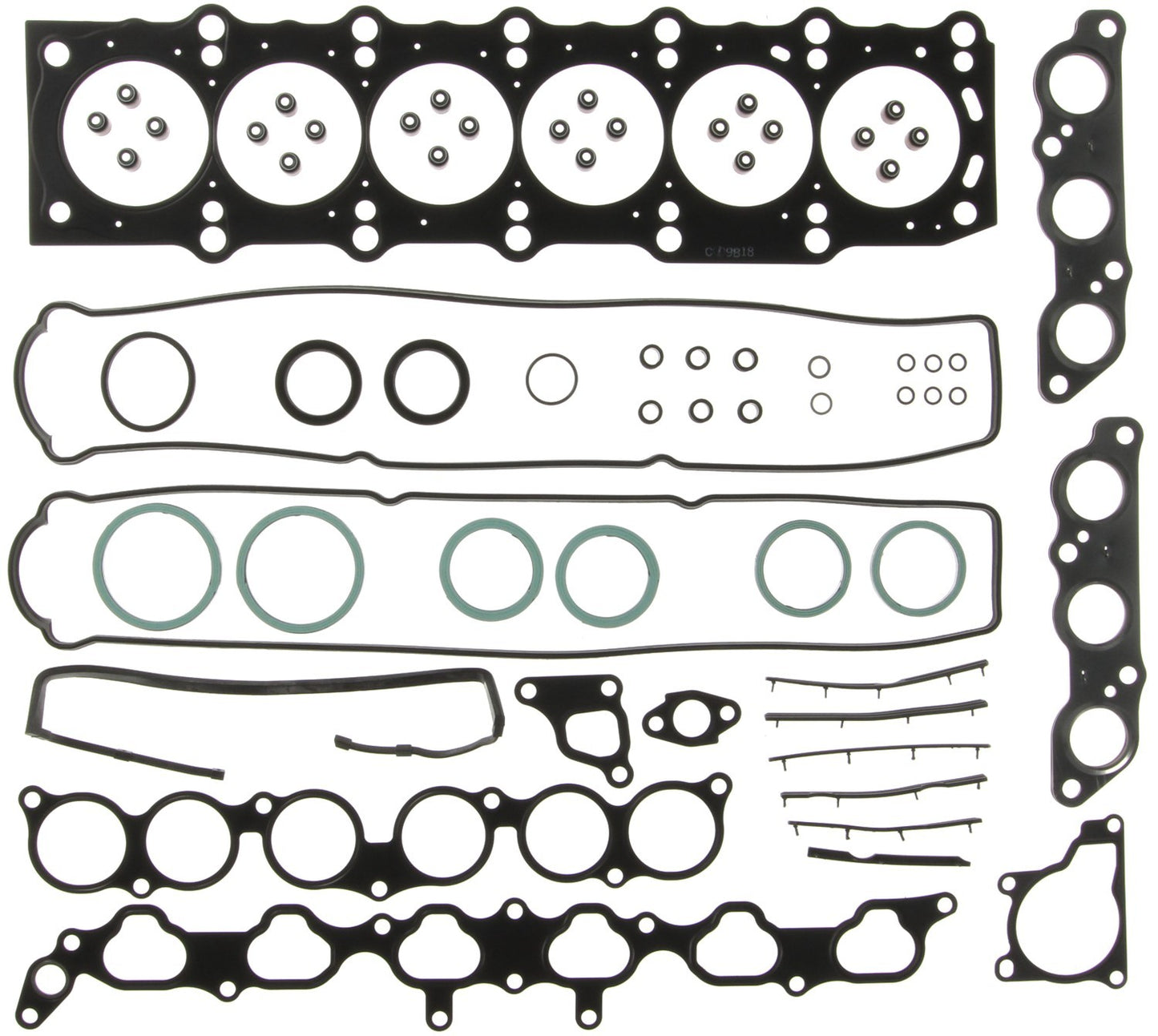 Mahle Engine Cylinder Head Gasket Set HS54034 image 2