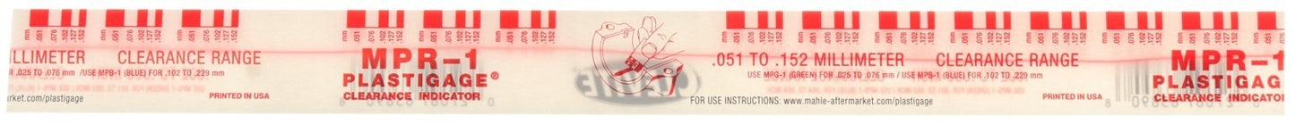Clevite Plastigage Red Plastigage - 12 Pack MPR1