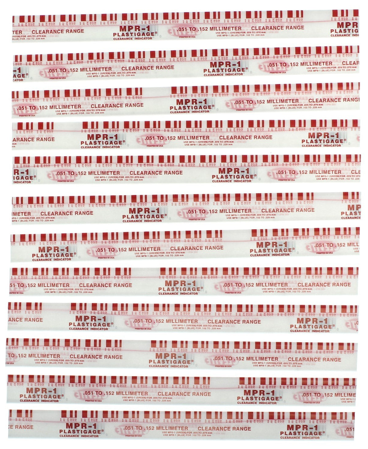 Clevite Plastigage Red Plastigage - 12 Pack MPR1
