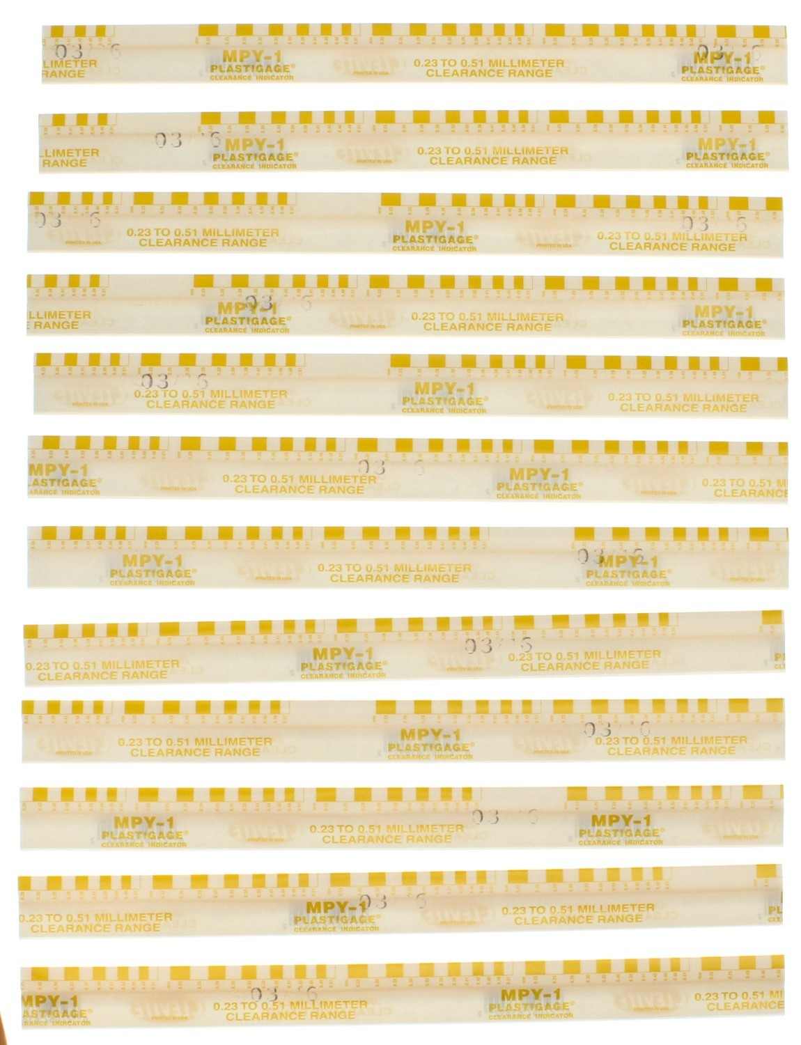 Clevite Pls Guage/Yellow