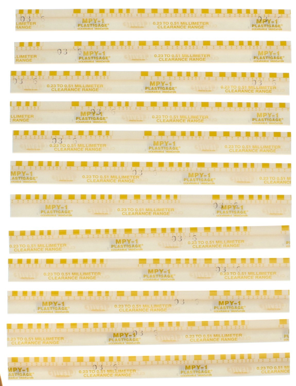 Clevite Pls Guage/Yellow