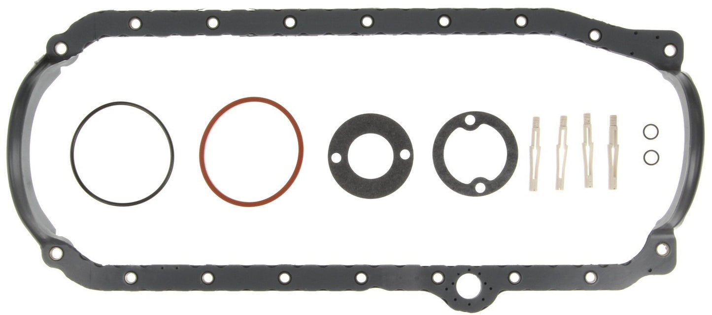 Mahle OE Oil Pan Gasket Set - SBC 86-91 w/1-Piece Rr Main M77OS32496B