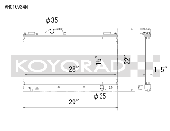 Koyorad 01-05 Lexus IS300 (w/ Manual Transmission) Racing Radiator VH010934N