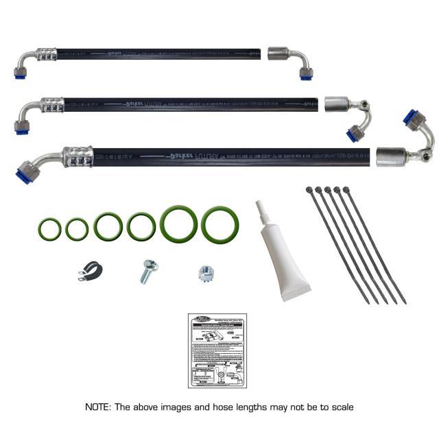 Vintage Air 66-77 Ford Bronco Hose Kit 134a Hose, Line and Tubing Air Conditioning Hoses and Lines main image