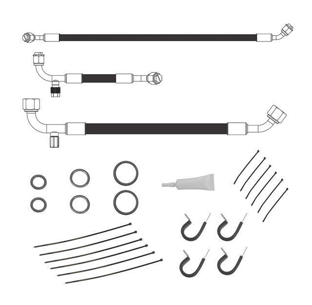 Vintage Air Standard Hose Kit 67-68 Camaro/Firebird Hose, Line and Tubing Air Conditioning Hoses and Lines main image