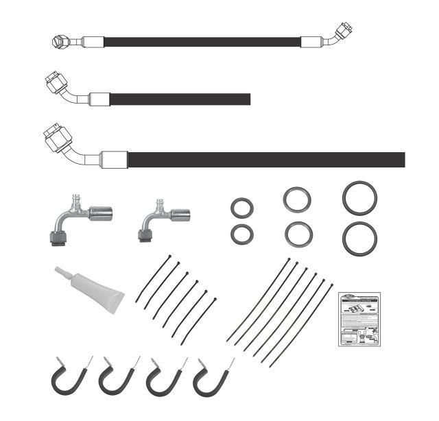 Vintage Air Modified Hose Kit 67-68 Camaro/Firebird Hose, Line and Tubing Air Conditioning Hoses and Lines main image