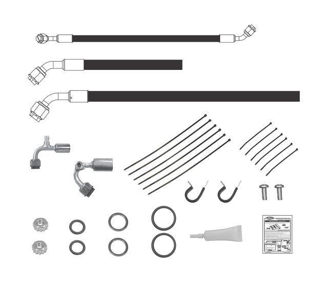 Vintage Air Modified Hose Kit 1969 Camaro Hose, Line and Tubing Air Conditioning Hoses and Lines main image