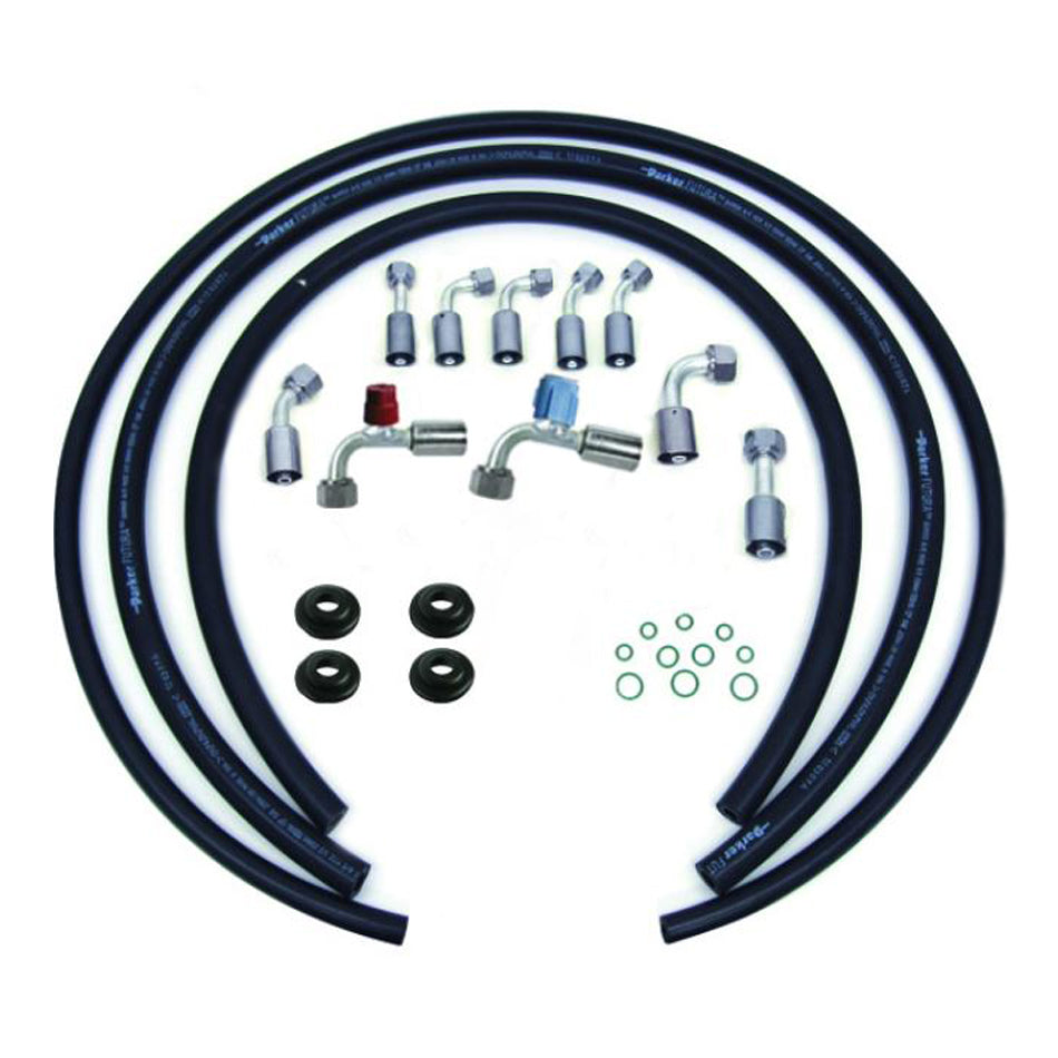 Vintage Air HOSE KIT 10-FITTING UNIV ERSAL W/O DRIER Hose, Line and Tubing Air Conditioning Hoses and Lines main image