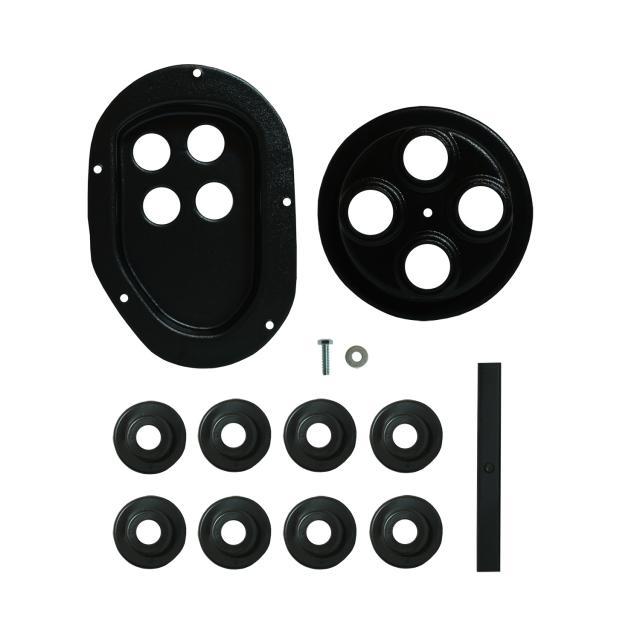 Vintage Air Fenderwell Kick Panel And Blower Cover Kit Air Conditioning Air Conditioning Kit Components main image