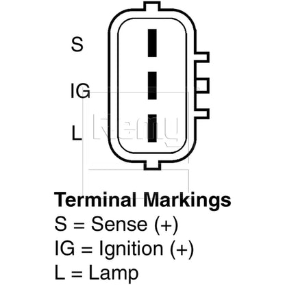 BBB Industries Remanufactured Alternator 13244