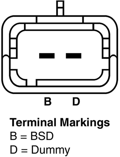 BBB Industries Remanufactured Alternator 42033