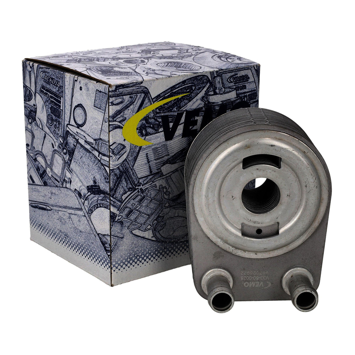 Vemo Oil Cooler, engine oil V33-60-0028