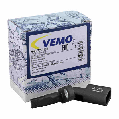 VEMO ABS Wheel Speed Sensor V45-72-0108