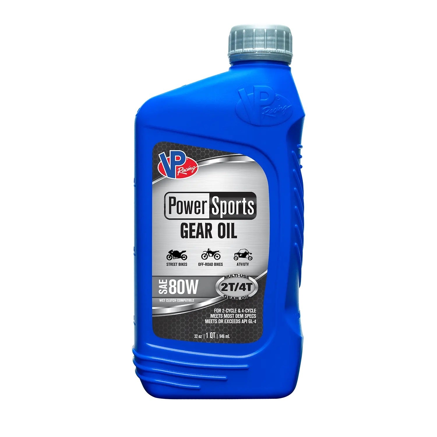 VP Racing Gear Oil 80w SAE GL-4 Quart Powersport Oils, Fluids and Additives Gear Oil main image