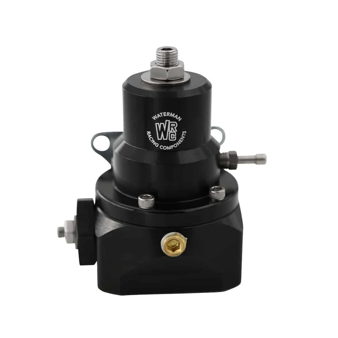 Waterman Racing Comp. Dual Adj. Regulator - Alcohol Log Carb Fuel Pumps, Regulators and Components Fuel Pressure Regulators main image