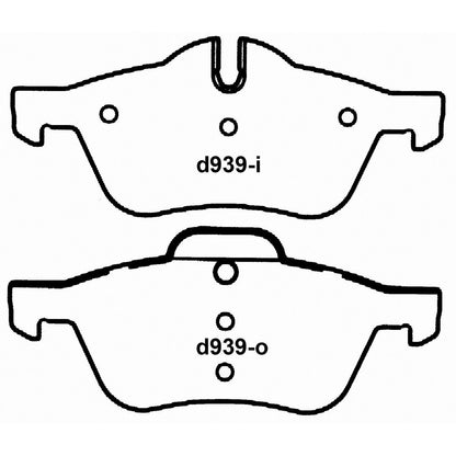 Wagner Brake Disc Brake Pad Set MX939