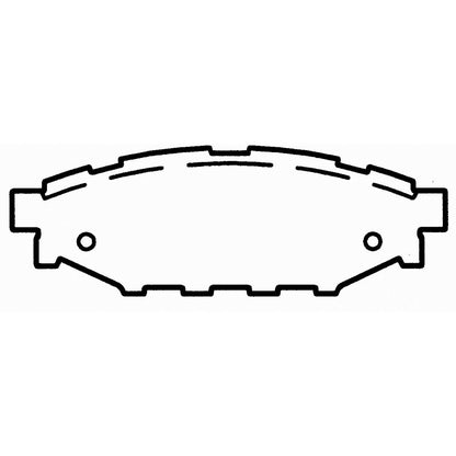 Wagner Brake Disc Brake Pad Set PD1114
