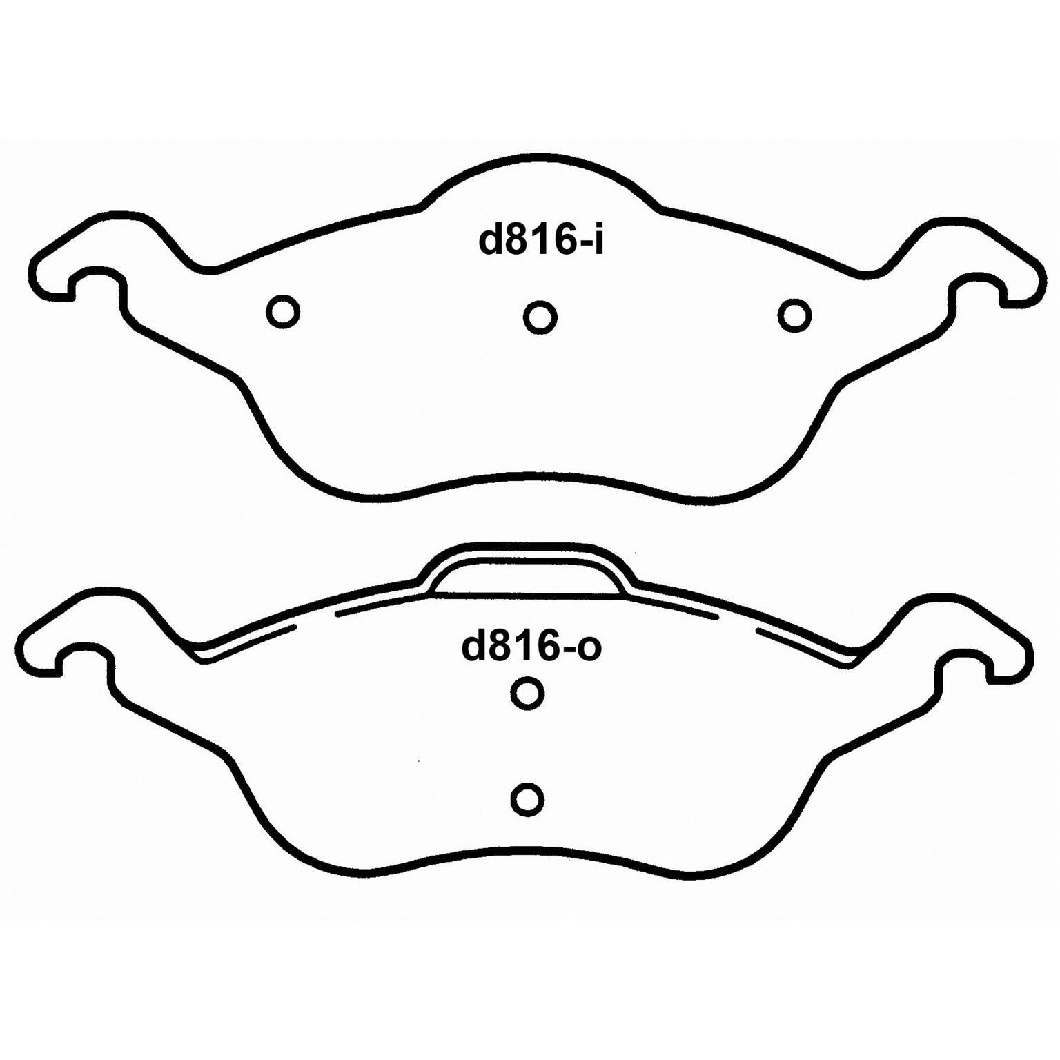 Wagner Brake Disc Brake Pad Set PD816